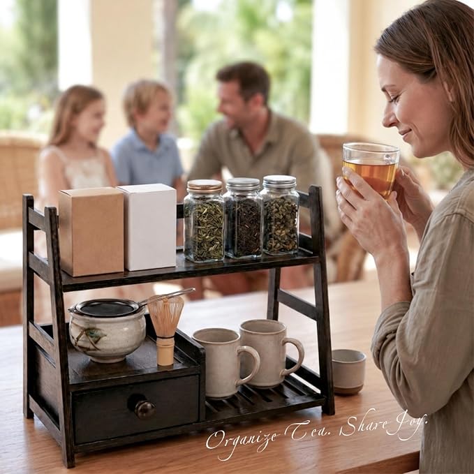 Tea Matcha Coffee Bamboo Station - Image 5