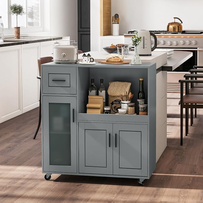 Giantex Kitchen Island Cart - Image 2