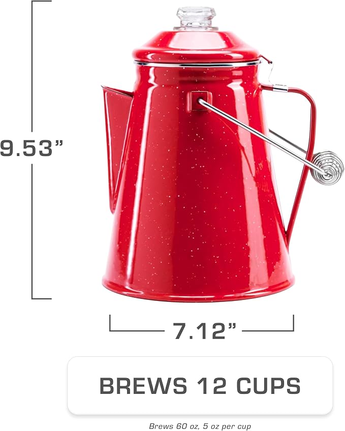 COLETTI Classic Percolator Coffee Pot — The Most Nostalgic Camping Coffee Pot - Image 2