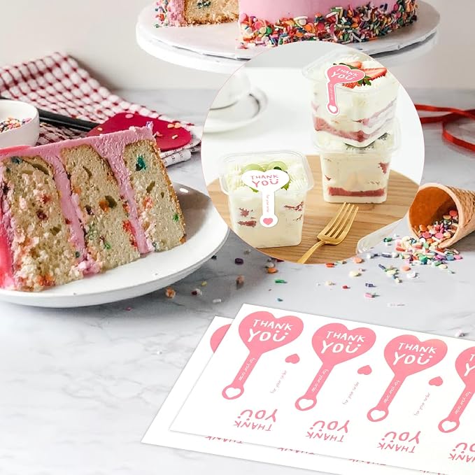 Beyonday 300pcs Handmade Lollipop Baking Stickers - Image 3