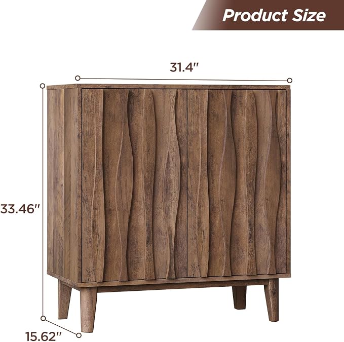 Maupvit Fluted Buffet Cabinet - Image 2