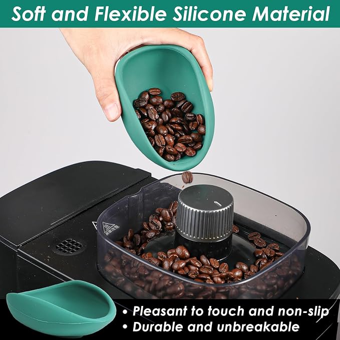 Koluti Silicone Coffee Bean Dosing Cup and Sprayer Kit, Single Dose Measuring - Image 3