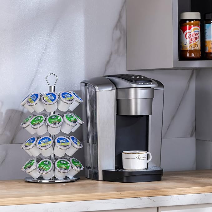 K cup Holder Storage Coffee Capsules Pod Holder Carousel 4 Tier Compatible - Image 7