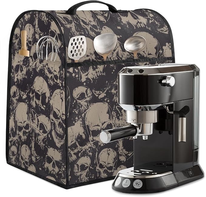 Skull Kitchen Aid Mixer Cover Compatible Stand Mixer Dust Cover | Grey Gothic - Image 5