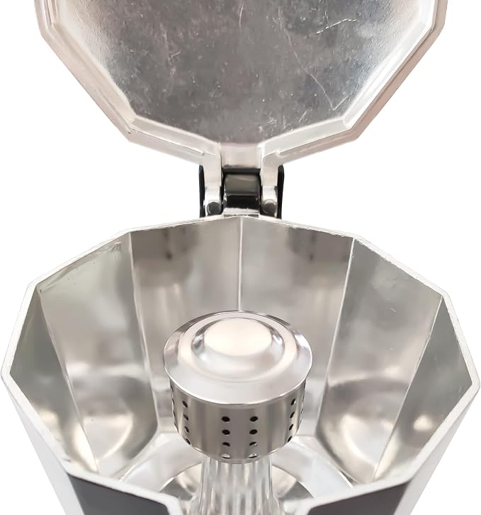 Moka Pot Stovetop Espresso Coffee Maker Accessories Anti-Splash Valve Stainless - Image 6