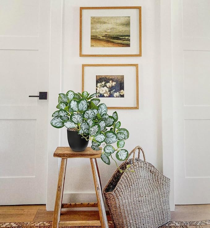 Briful Fake Plants in Black Pot - Image 7