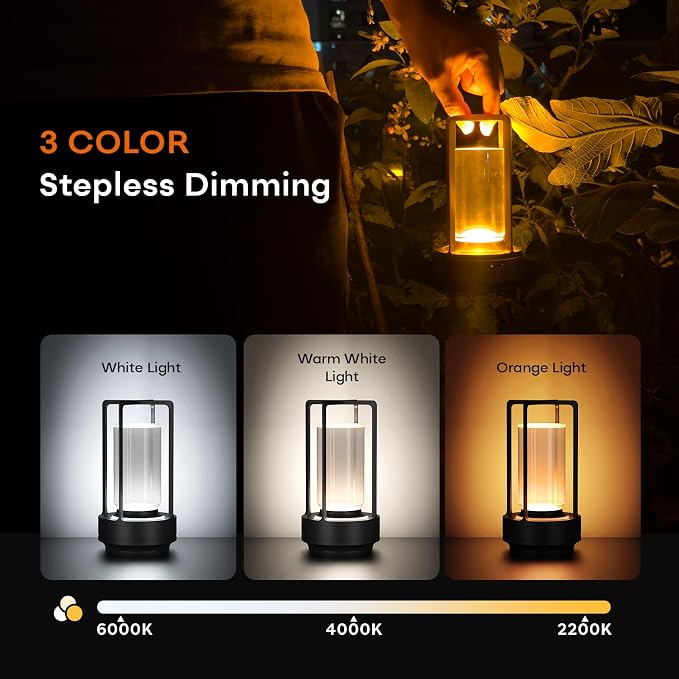 HAPYGI Portable Metal Table Lamp - Image 5
