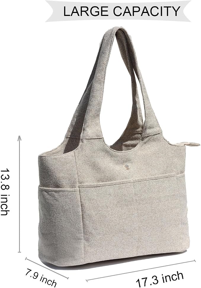 ESVAN Yoga Tote Bag Mat bag Women Shoulder Bags Carryall Tote - Image 2