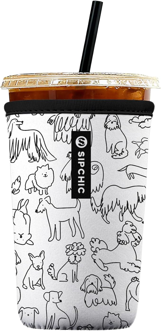 Iced Coffee Sleeve – Neoprene Reusable Cup Sleeves by Unknown