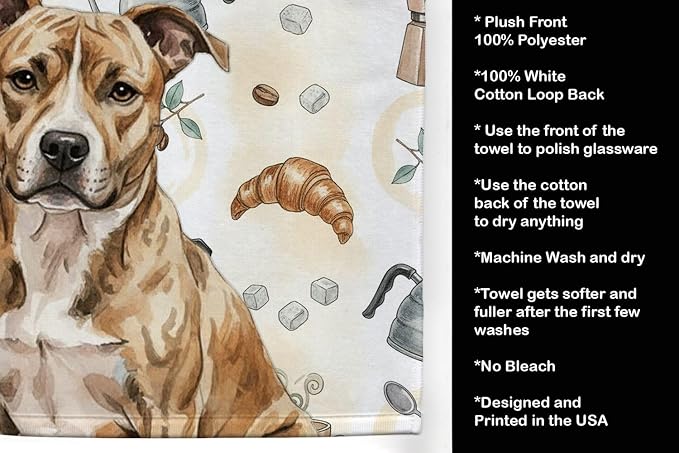 Caroline's Treasures Brindle American Staffordshire Terrier Coffee Bar Kitchen - Image 4