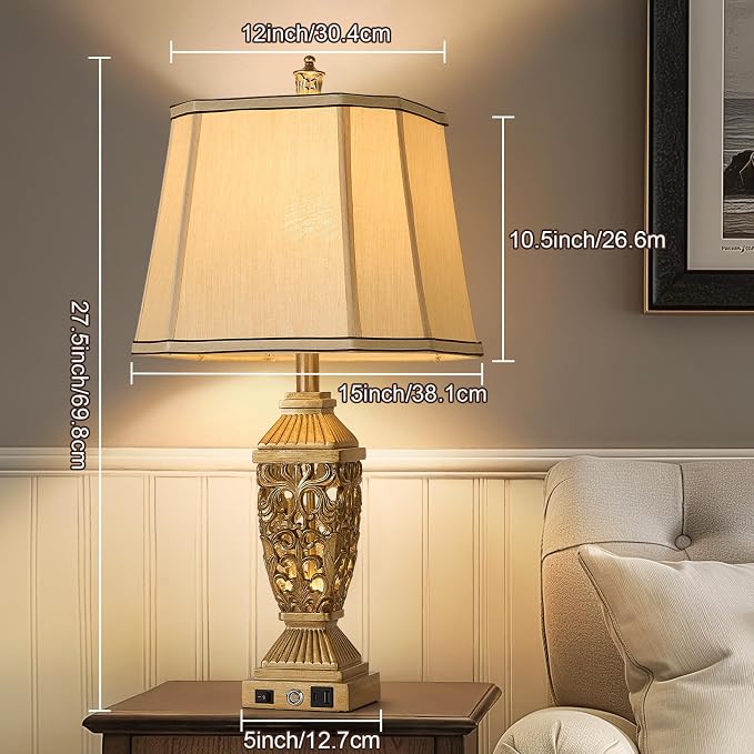 AIDENOEY 27.5“ Farmhouses Table Lamp - Image 6