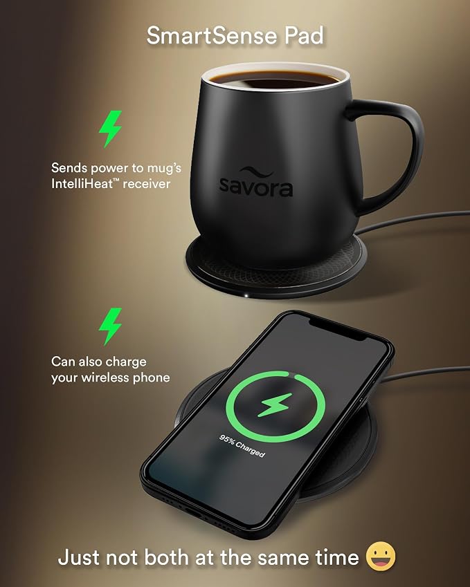 12oz IntelliHeat™ Coffee Mug | Barista’s Choice | Exclusive Wireless SmartSense - Image 3
