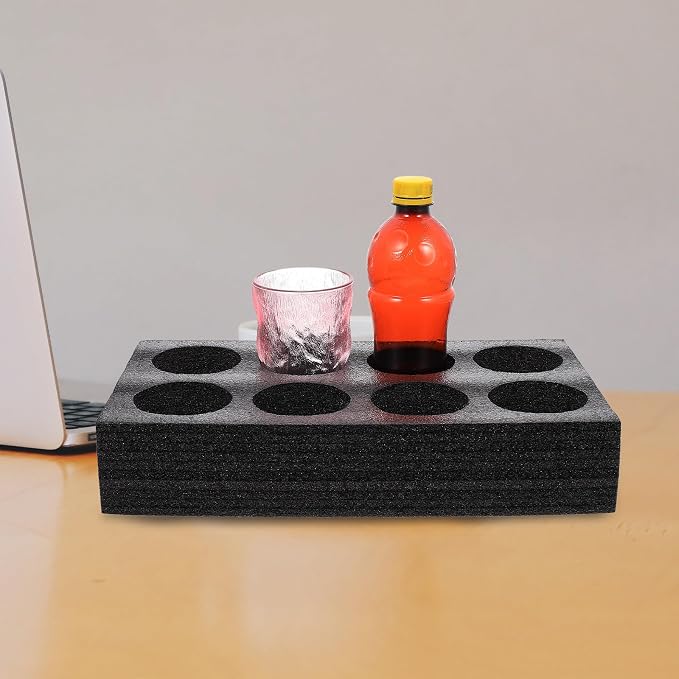 2Pcs Black 8-Cup Takeout Beverage Carrier Tray - Image 9