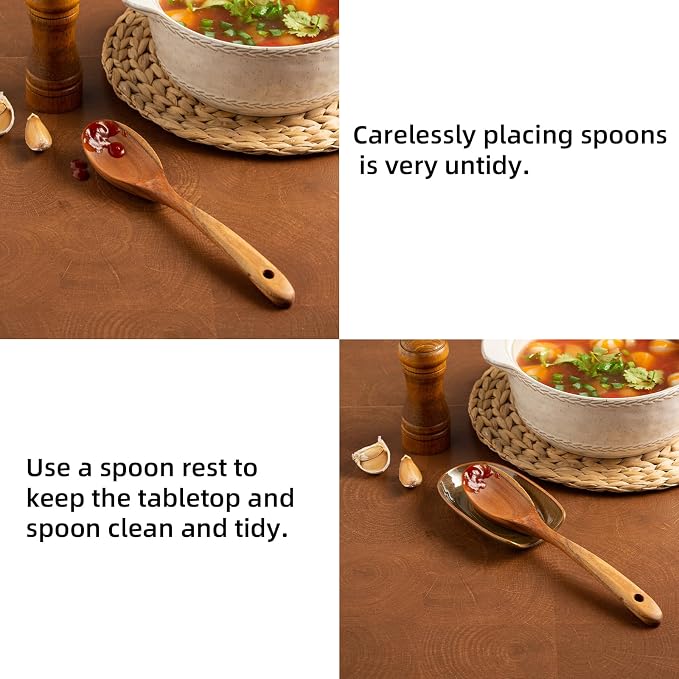 Ceramic Spoon Rest, and coffee stirrers while saving counter and drawer space - Image 3
