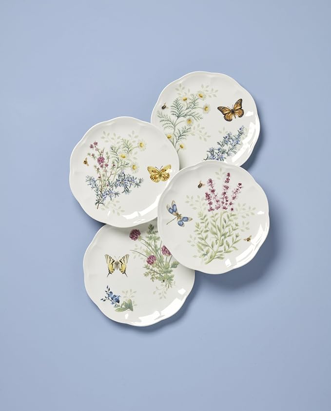 Lenox 897793 Butterfly Meadow Herbs Accent Plates - Image 2