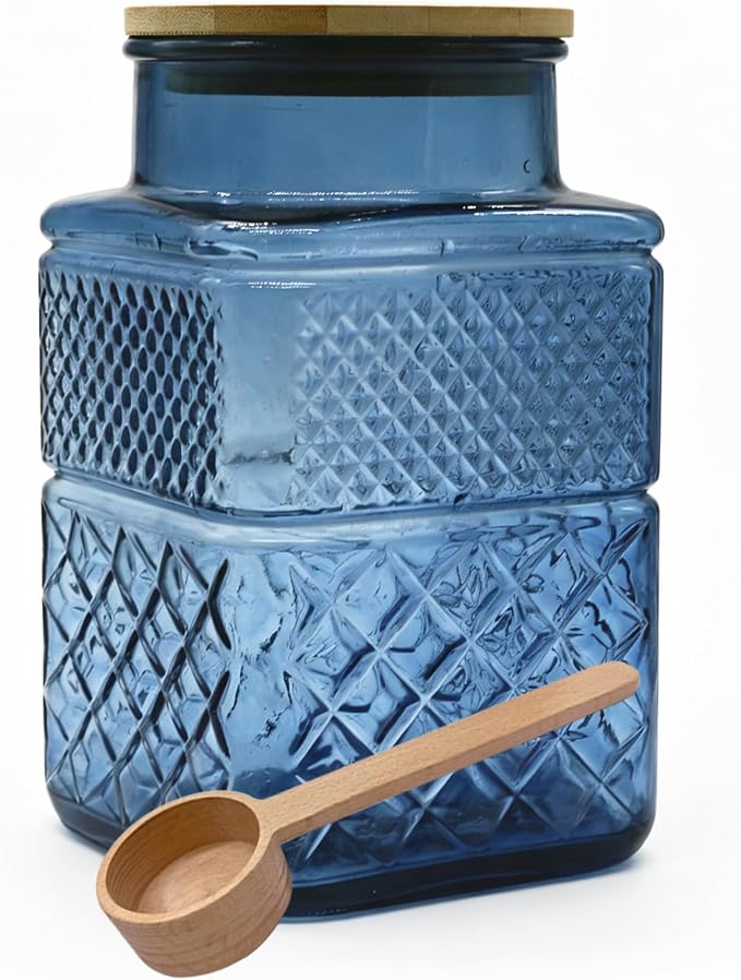 Viovian 60oz Square Glass Jar by Viovian