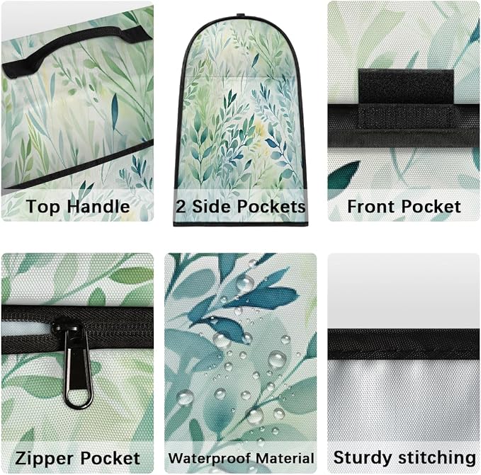 Leaves Kitchen Aid Mixer Cover Compatible Stand Mixer Dust Cover | Watercolor - Image 4