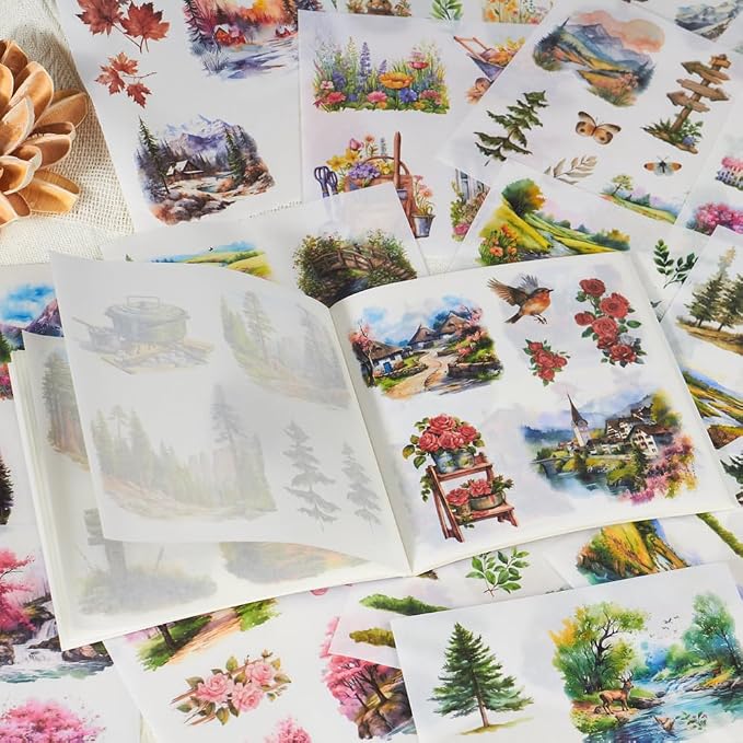 Seasonal Nature Landscape Stickers - Image 8