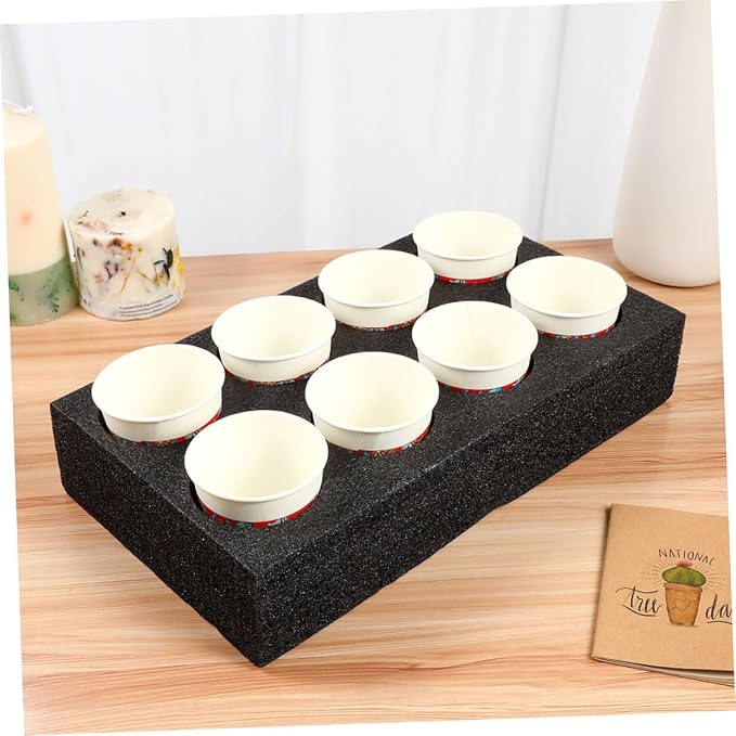 8-Hole Takeout Coffee Cup Tray 4Pcs Beverage Carrier Cup Carry Holder - Image 6