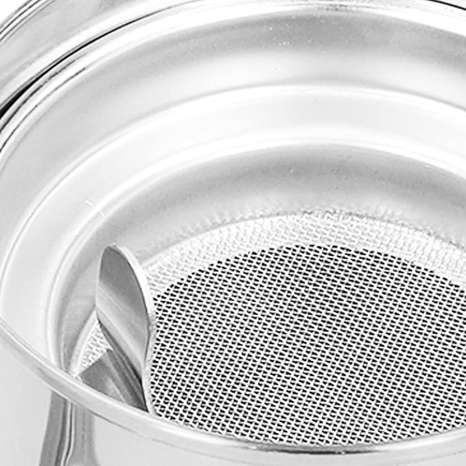 OUKENS Teapot with Removable Strainer, 30oz Stainless Steel Gooseneck Pour Over - Image 7