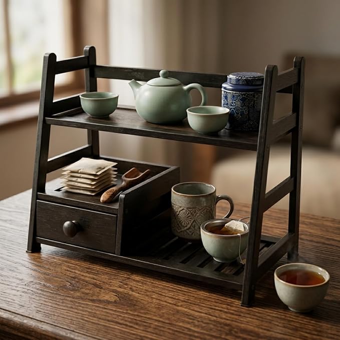 Tea Matcha Coffee Bamboo Station - Image 2