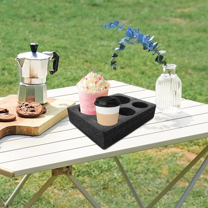 Cup Holder Carrier Foam Tray for Takeout Beverages Milk Tea Coffee Drink - Image 7