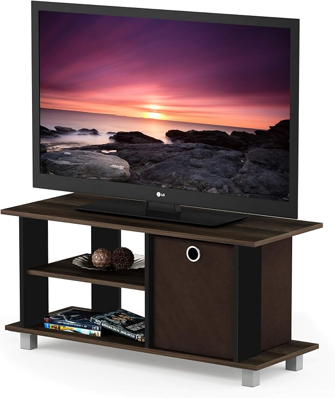 Furinno SIMPLISTIC TV Stand, 3-Tier Entertainment Center, Open Shelf TV Console by Furinno-FitsYourSpaceFitsYourBudget