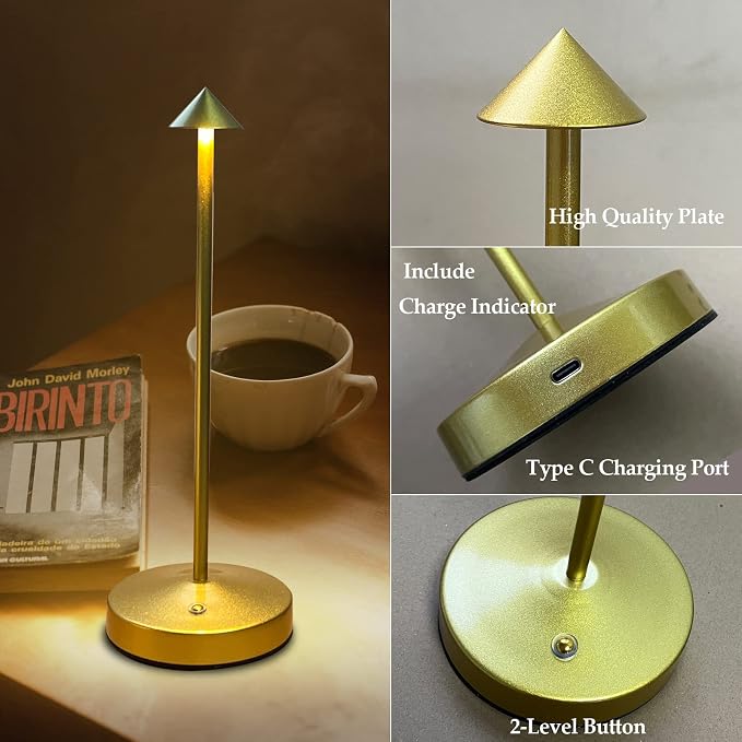 Rechargeable Cordless Lamps, 3000mAh Battery Operated Table Lamp, Portable LED - Image 5