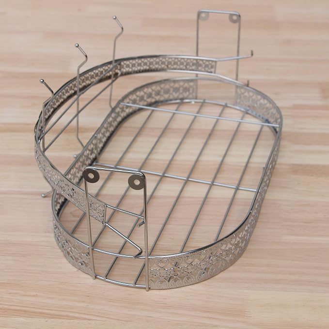 Mug Holder Coffee Cup Holder Stand Dishes Organizer Wrought Iron Mug Drainer - Image 5