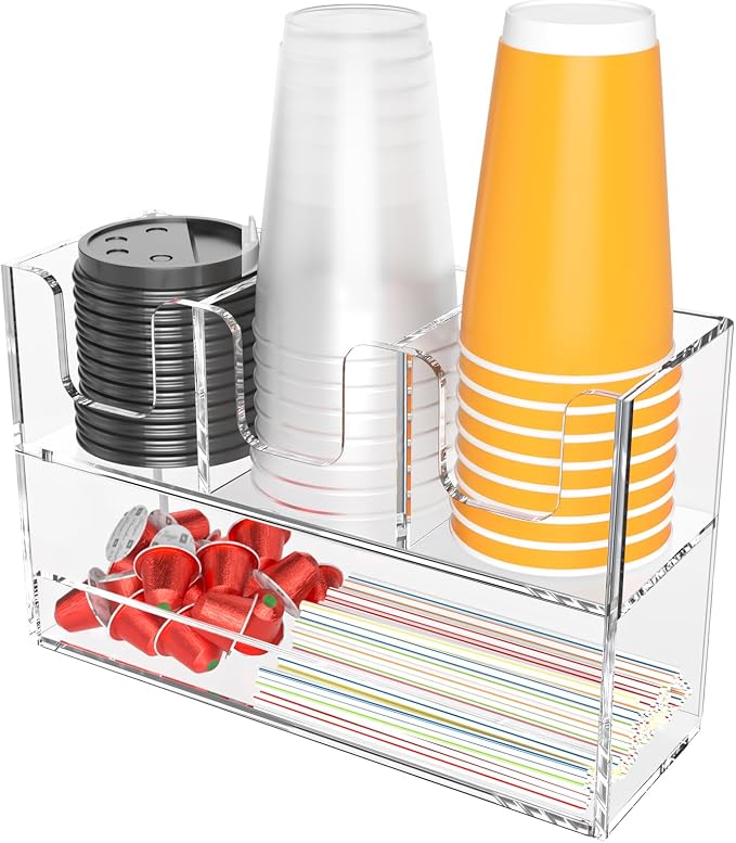 Beego 4-Compartment Cup Holder for Countertop by beegoofficial
