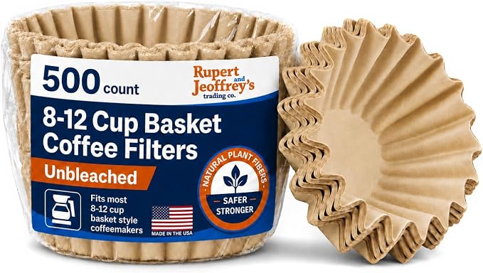 8-12 Cup Basket Coffee Filters by RupertandJeoffreysTradingCo