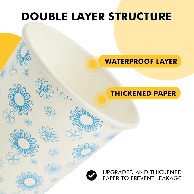RACETOP Paper Cups 3 oz, Bathroom Cups 3 oz, Disposable Bathroom Paper Cups - Image 7