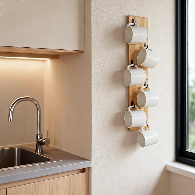 Yohsnor Coffee Mug Holder Wall Mount - Image 4