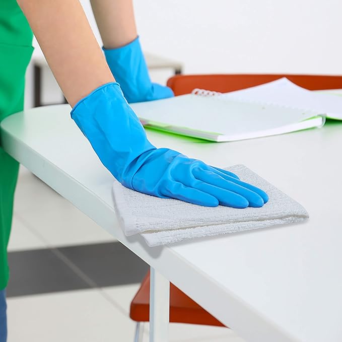 Towels Kitchen Bar Mops Towels, 100% Cotton Super Absorbent White Bar Towels - Image 4