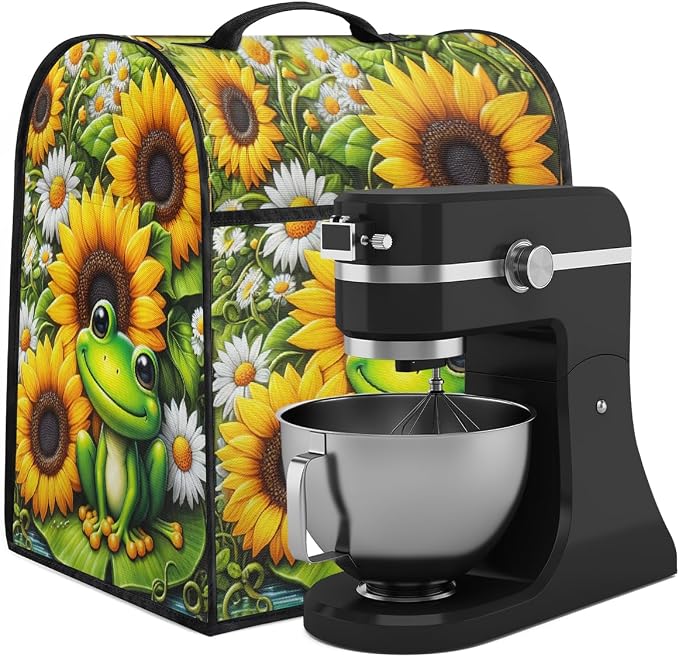 Frog Kitchen Aid Mixer Cover Compatible Stand Mixer Dust Cover | Sunflower - Image 2