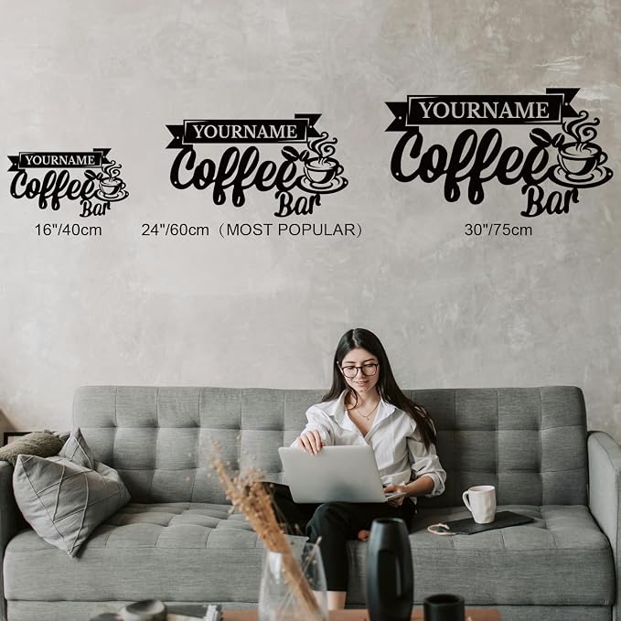Custom Metal Coffee Bar Signs - Image 6