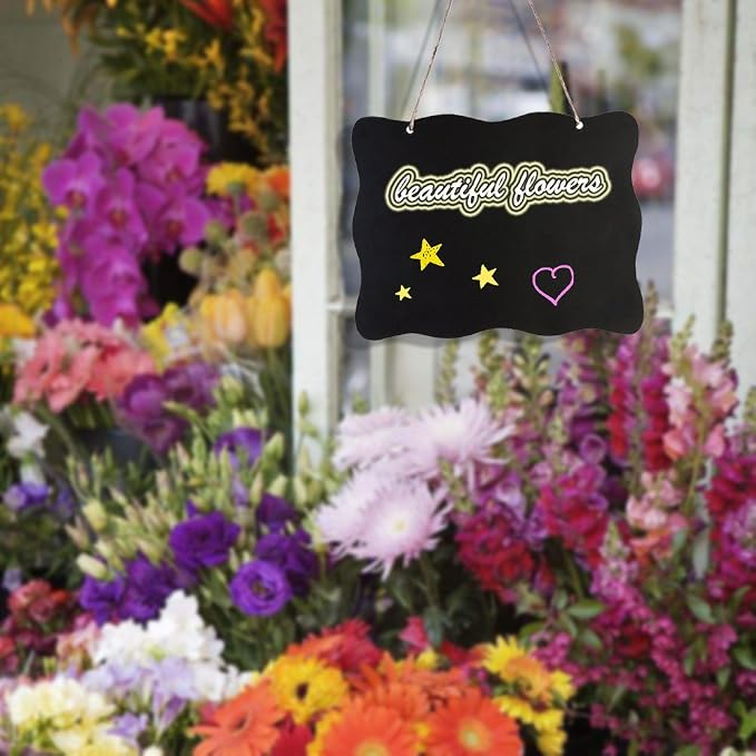 AUSTOR Chalkboard Sign 8x10 Inch Double Sided Erasable Message Board - Image 5