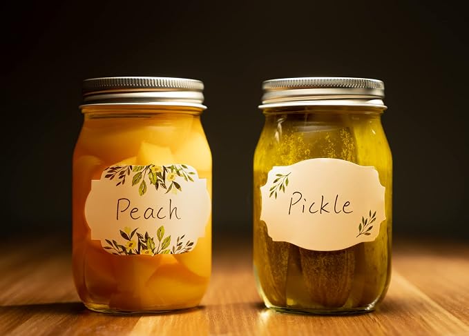MONEST Waterproof & Oil Resistant Jar & Lid Stickers - Image 3
