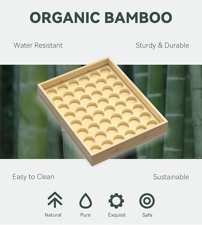 Bamboo Coffee Pod Holder Compatible - Image 6