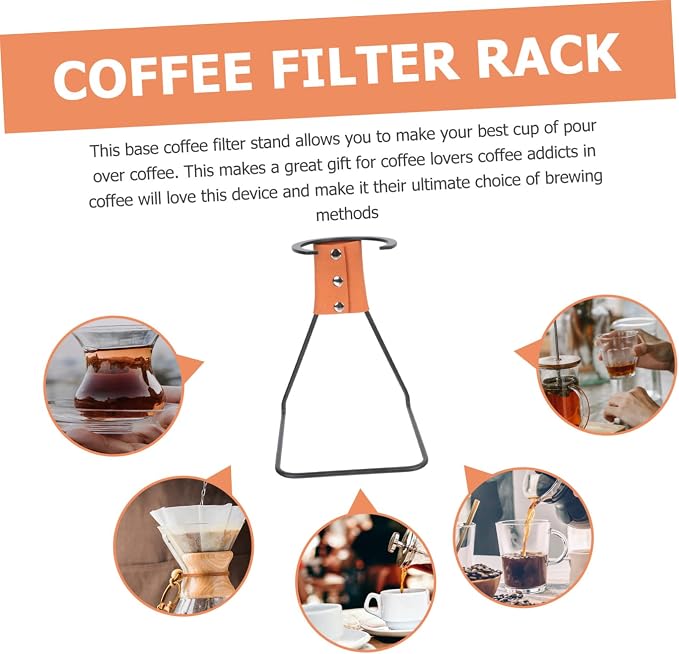 COLLBATH Coffee Dripper Stand Metal Filter Holder Drip Coffee Rack - Image 3