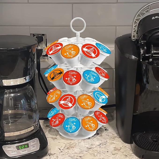 Coffee Pod Carousel Holder, Compatible - Image 2