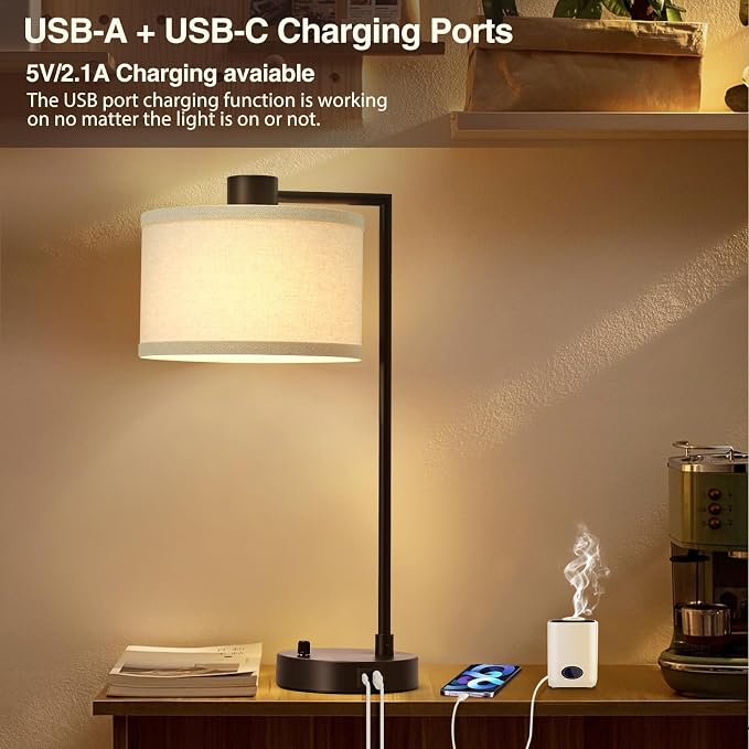 Luvkczc Table Lamp for Bedroom Set of 2 - Image 7