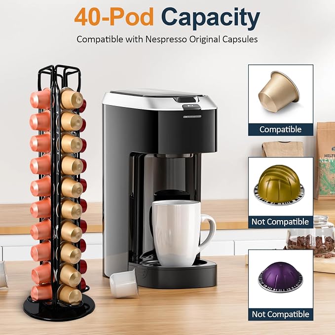 Coffee Pod Holder – 360° Silent Rotating - Image 2
