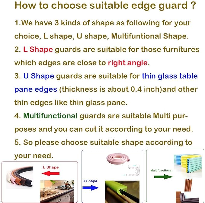 M2cbridge Multifunctional Edge and Corner Guard Coverage Furniture Bumper DIY - Image 4