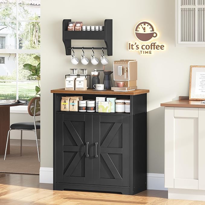 YATINEY Coffee Bar Cabinet, Kitchen Island - Image 2