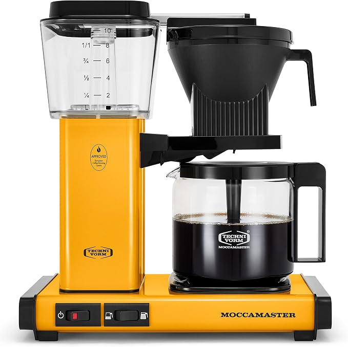 Technivorm Moccamaster 53942 KBGV 10-Cup Coffee Maker Yellow Pepper, 40 Ounce by Unknown