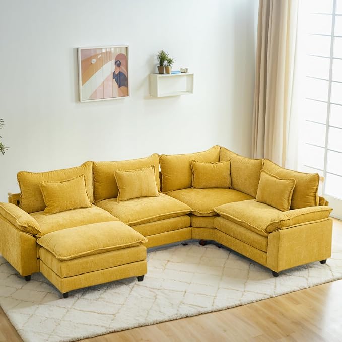 Corner Seat for Sectional Sofa, Modular Cloud Couch - Image 2