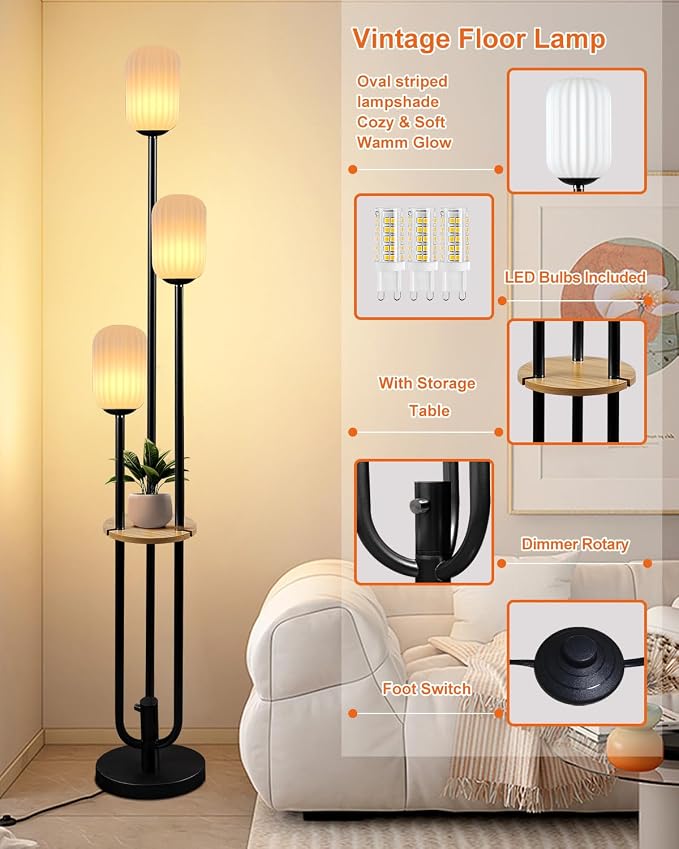 Lightdot Black Dimmable Floor Lamp - Image 3