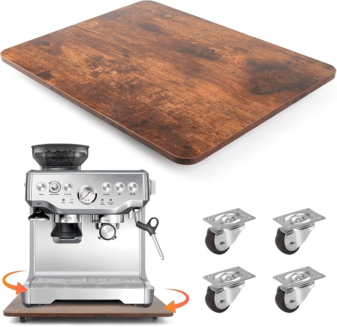 Sliding Tray for Coffee Maker, 360° Rolling Tray Appliance Slider by Unknown