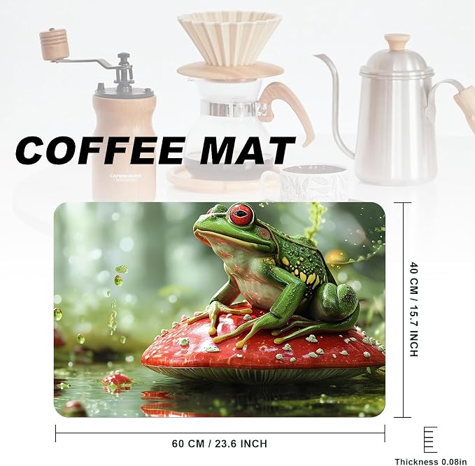 Coffee Mat, Coffee Bar Accessories Fit Under Coffee Maker Espresso Machine - Image 2
